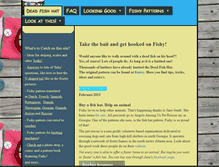 Tablet Screenshot of deadfishhat.com